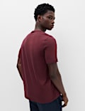 Pure Cotton Ski Badge Graphic T-Shirt