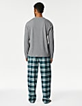 Brushed Cotton Checked Pyjama Set