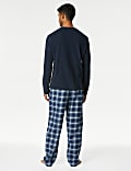 Brushed Cotton Checked Pyjama Set