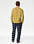 Brushed Cotton Checked Pyjama Set