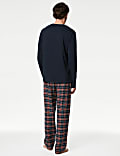 Brushed Cotton Checked Pyjama Set