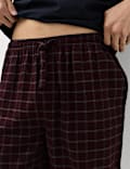 2 Pack Brushed Cotton Pyjama Bottoms
