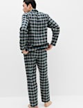 Brushed Cotton Checked Pyjama Set
