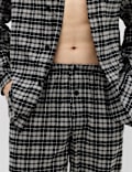 Brushed Cotton Checked Pyjama Set