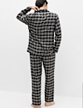 Brushed Cotton Checked Pyjama Set