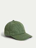 Pure Cotton Herringbone Baseball Cap
