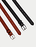 2 Pack Leather Smart Belts