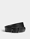 Leather Rectangular Buckle Smart Belt