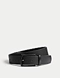 Leather Textured Reversible Belt