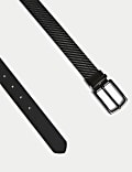 Leather Textured Reversible Belt