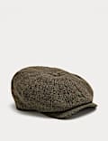 Herringbone Baker Boy Hat