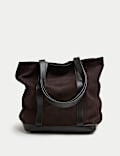 Suede Weekend Bag