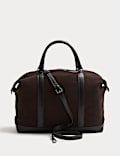 Suede Weekend Bag