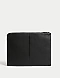 Leren laptophoes