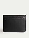 Leather Pebble Grain Messenger Bag