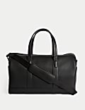 Leather Pebble Grain Weekend Bag