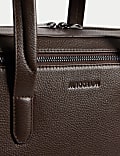 Leather Pebble Grain Laptop Bag