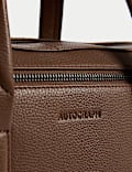 Leather Pebble Grain Laptop Bag