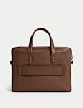 Leather Pebble Grain Laptop Bag