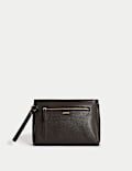 Trousse de toilette en cuir