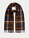 Checked Woven Scarf