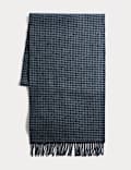 Merino Wool Dogstooth Scarf