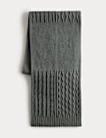 Knitted Cable Scarf