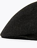 Pure Wool Flat Cap