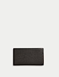 Portefeuille à deux volets en cuir 
