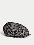 Gorra estilo baker boy de lana
