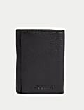 Lederen tri-fold portefeuille