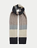 Striped Knitted Scarf