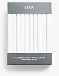 Pack de 10 pañuelos antibacterianos 100 % algodón con acabado Sanitized®