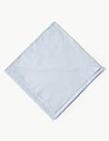 Set van 7 puur katoenen, antibacteriële zakdoeken met Sanitized Finish®