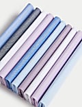 10pk Antibacterial Pure Cotton Handkerchiefs