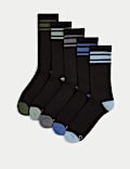 5pk Cool & Fresh™ Cotton Rich Cushioned Sports Socks