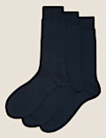 Lot de 3 paires de chaussettes en coton égyptien de qualité supérieure