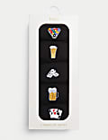 5pk Cool and Fresh™ Cotton Rich Pub Games Socks