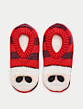 Chaussettes d'intérieur à motif Père Noël