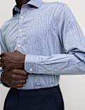 Regular Fit Ultimate Non Iron Cotton Textured Shirt