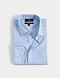Slim Fit Non Iron Pure Cotton Twill Shirt