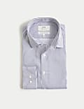 Regular Fit Ultimate Non Iron Cotton Striped Shirt 