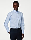 Chemise coupe standard 100&nbsp;% coton, sans repassage