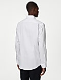 Chemise coupe cintrée 100&nbsp;% coton, sans repassage