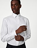 Chemise coupe cintrée 100&nbsp;% coton, sans repassage