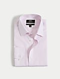 Regular Fit Easy Iron Pure Cotton Textured Shirt