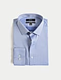 Regular Fit Easy Iron Pure Cotton Textured Shirt