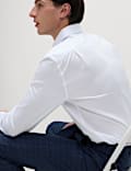 Regular Fit Easy Iron Pure Cotton Textured Shirt