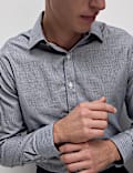 Slim Fit Ultimate Non Iron Cotton Textured Shirt