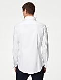 Slim Fit Pure Cotton Double Cuff Shirt